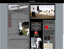 Tablet Screenshot of aikidoseikikai.com